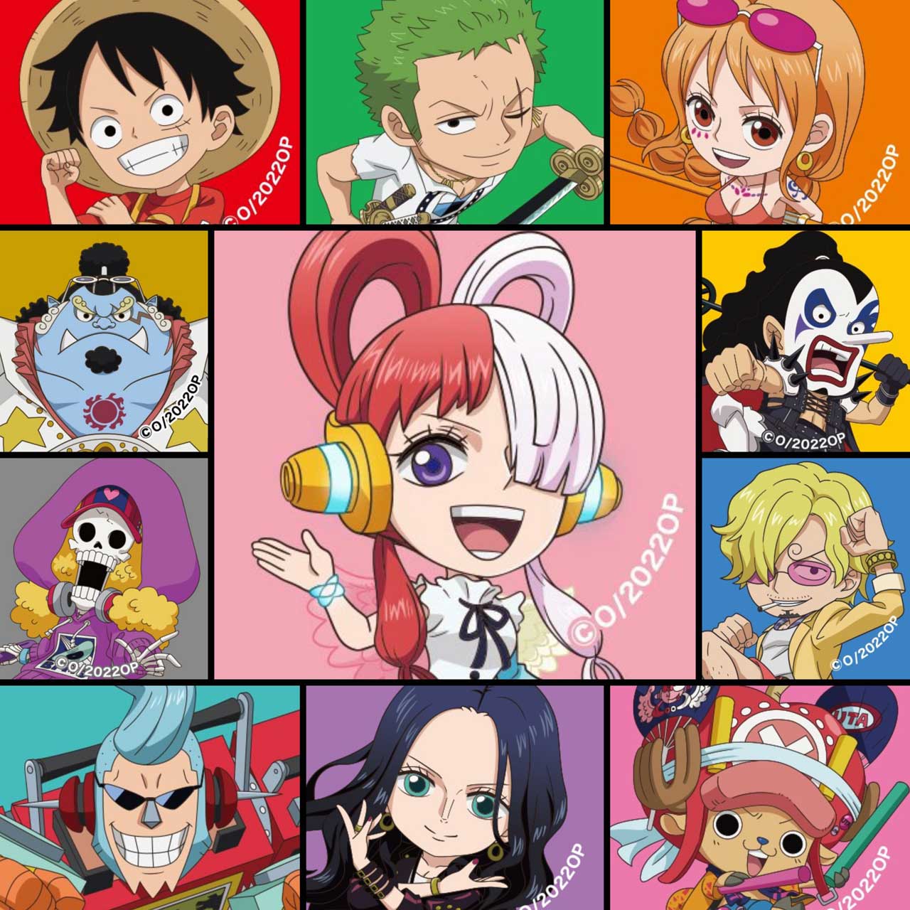 One piece film red chibi icon bando uta