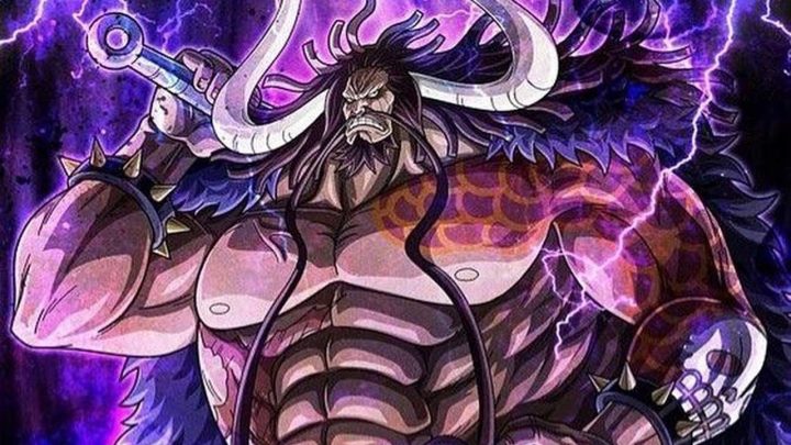 Fanart de kaido em one piece. Artista desconhecido.