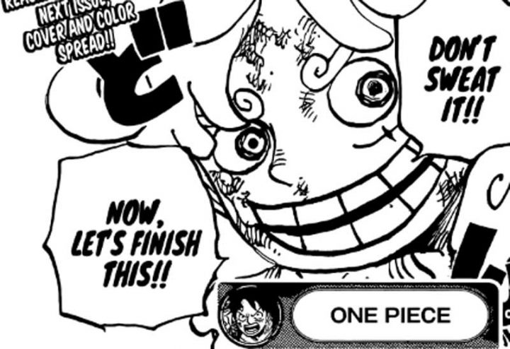 One piece manga 1044 luffy gear 5 rindo