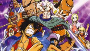 One Piece - Pôster do arco de Skypiea.