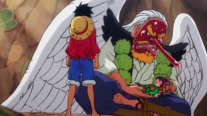 Tenguyama Hitetsu e Luffy no episódio 894 do anime de One Piece.