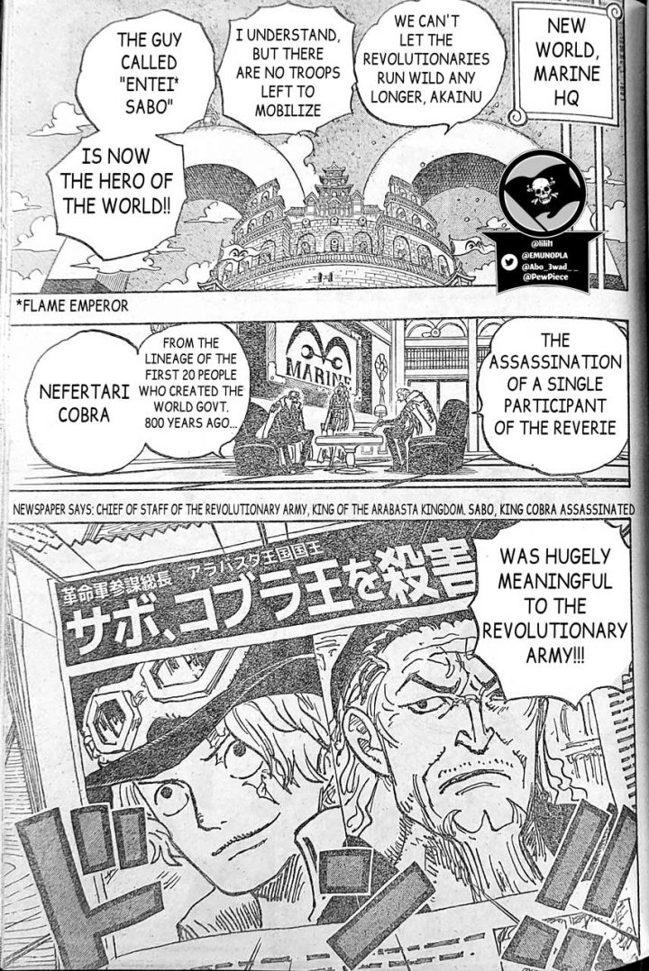 Manga One Piece 1022, spoilers y primeras imágenes