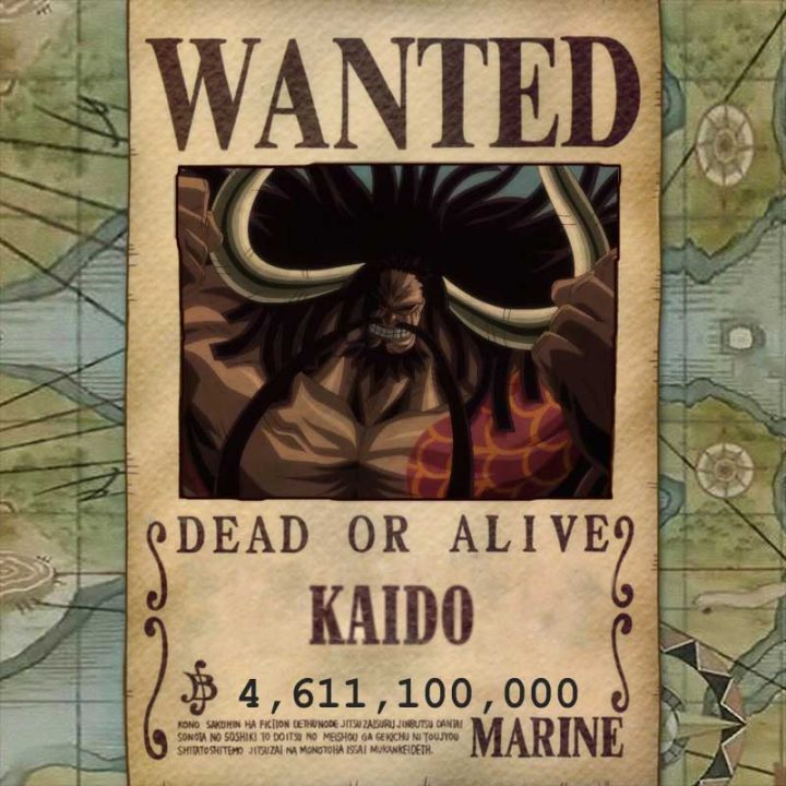 One piece maiores recompensas pos wano 03 kaidou