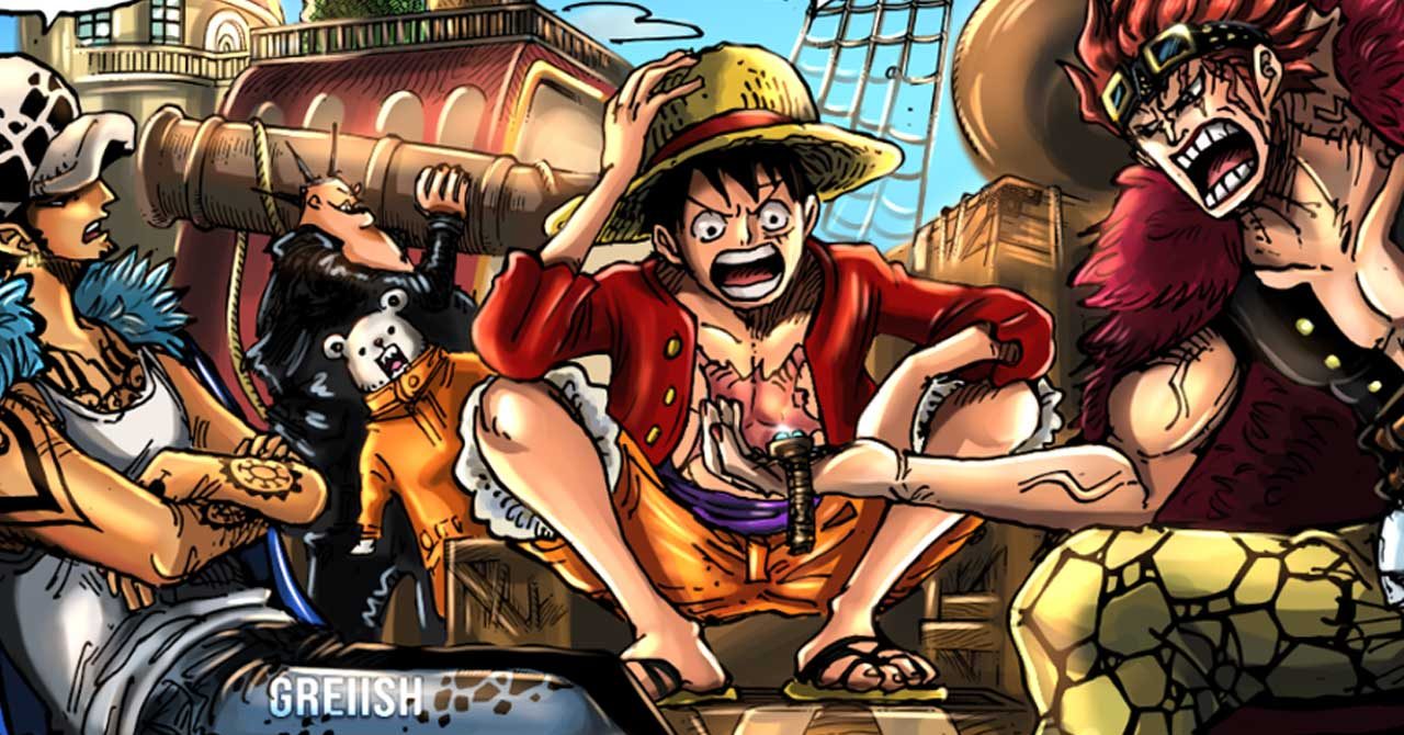 ONE PIECE 1060 PARTE 4 - LUFFY QUER IR PARA MARY GEOISE. - BiliBili