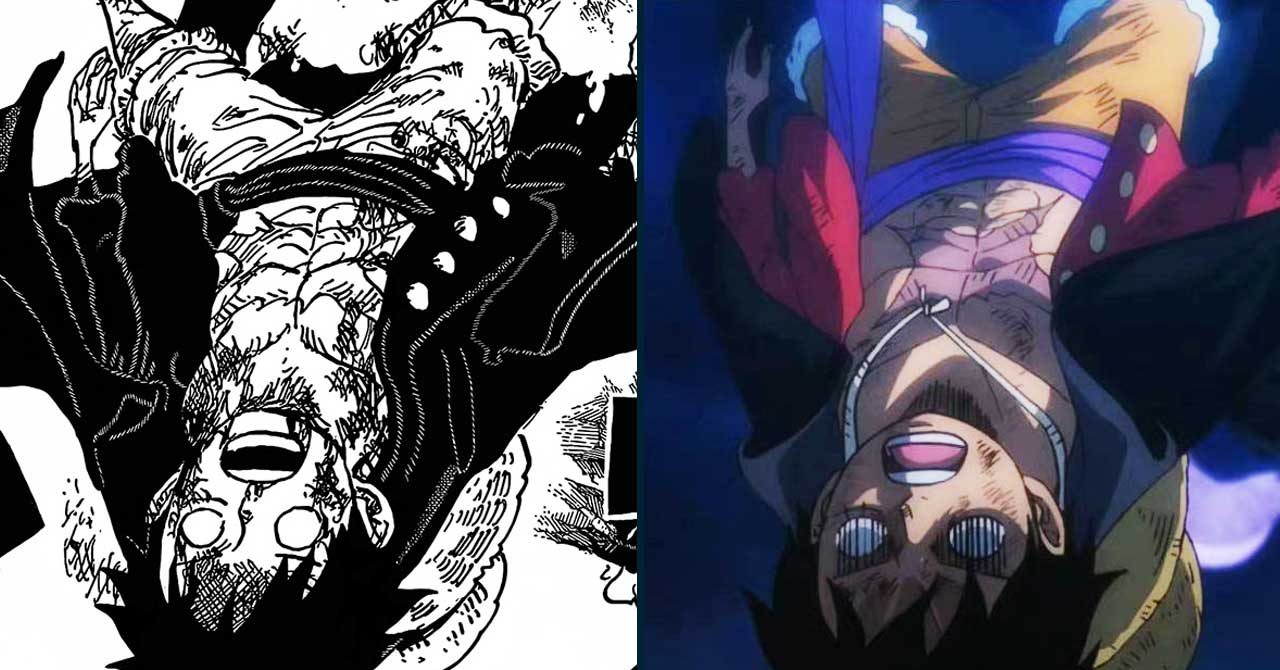 One Piece  Comparação Anime x Mangá do episódio 1013