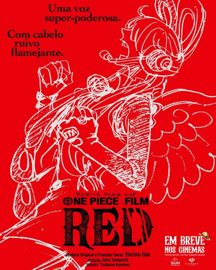 One piece film red primeiro poster brasil diamond filmes