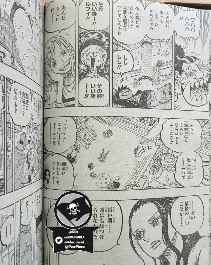 One Piece  O mangá 1058 vazou e finalmente revelou as recompensas do bando!