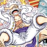 One Piece | Capa do volume 104 do mangá mostra Luffy no Gear 5 em cores