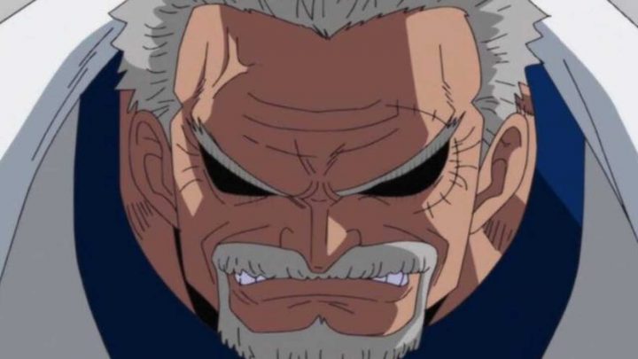 One piece anime garp postcover