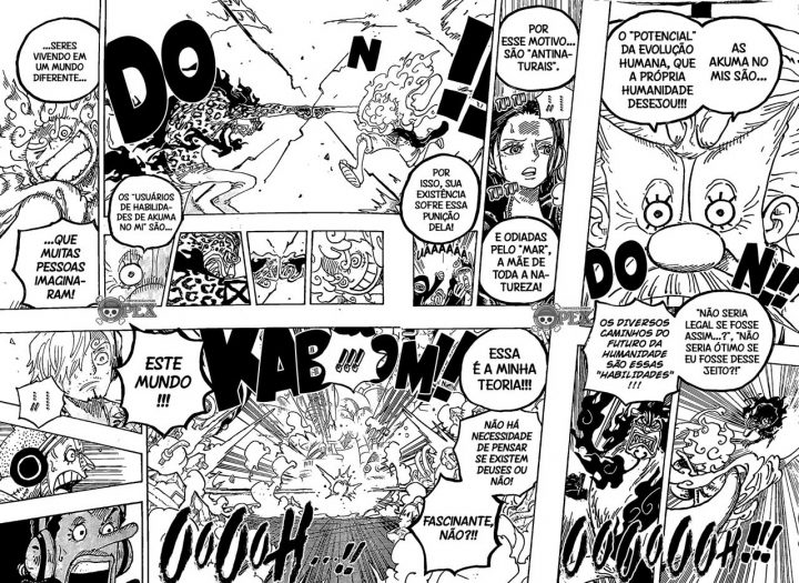 One piece manga 1069 vegapunk frutas do diabo