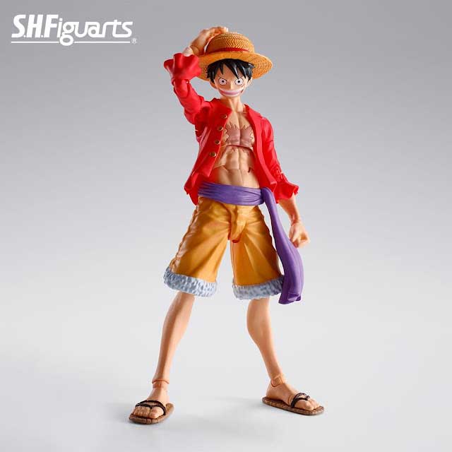 One piece action figure luffy zoro sanji raid on onigashima s h figuarts bandai spirits 05