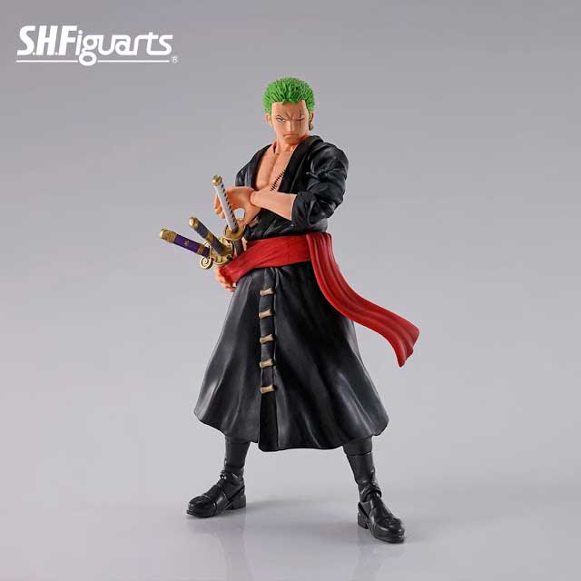 One piece action figure luffy zoro sanji raid on onigashima s h figuarts bandai spirits 13