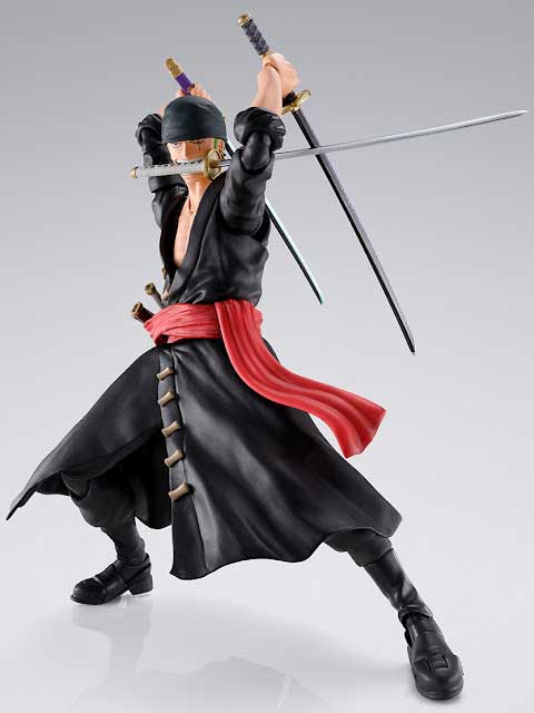 One piece action figure luffy zoro sanji raid on onigashima s h figuarts bandai spirits 15