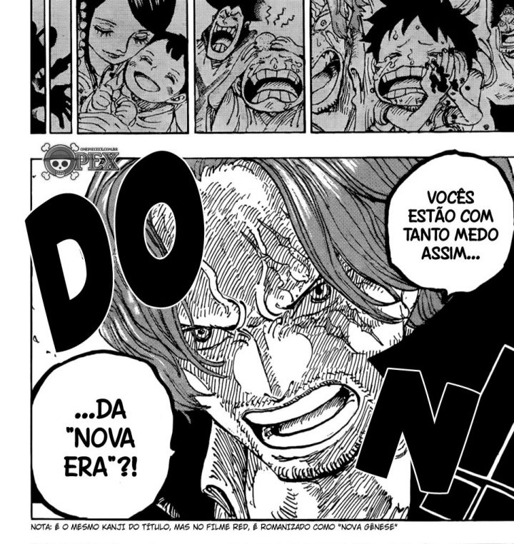 One piece capitulo 1055 shanks uta luffy momonosuke oden