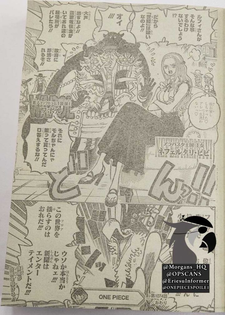 One Piece Capítulo 1074 - Data dos Spoilers e Mangá