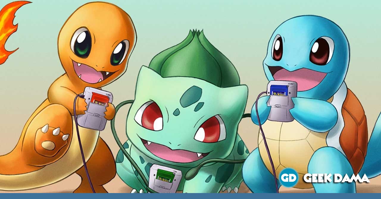 Pokémons iniciais Bulbasaur, Charmander e Squirtle | Pixel Art