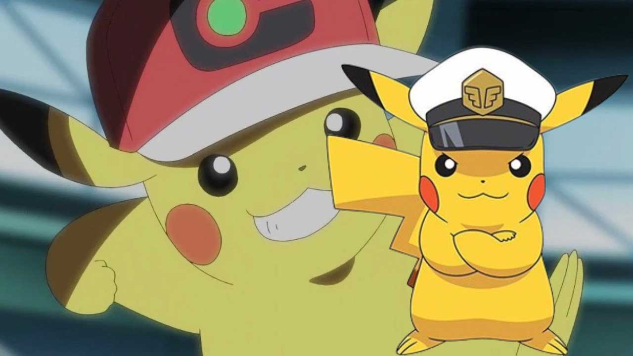 Pokemon pikachu ash captain pikachu postcover