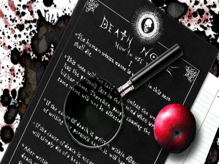 Death Note caderno da morte regras