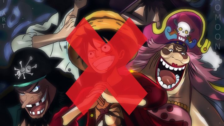 One piece yonkous luffy big mom kaidou barba negra shanks