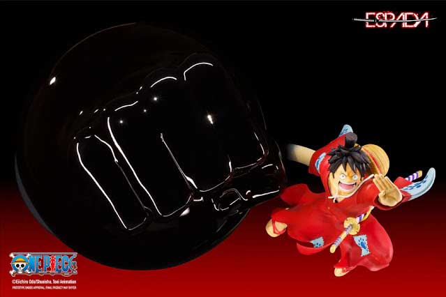 One piece action figure monkey d luffy 1 8 breach espada art 2