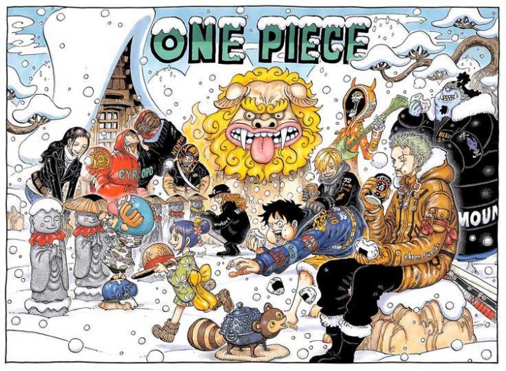 One piece inverno capa colorida