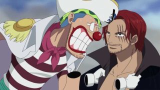 One piece anime 489 buggy shanks postcover