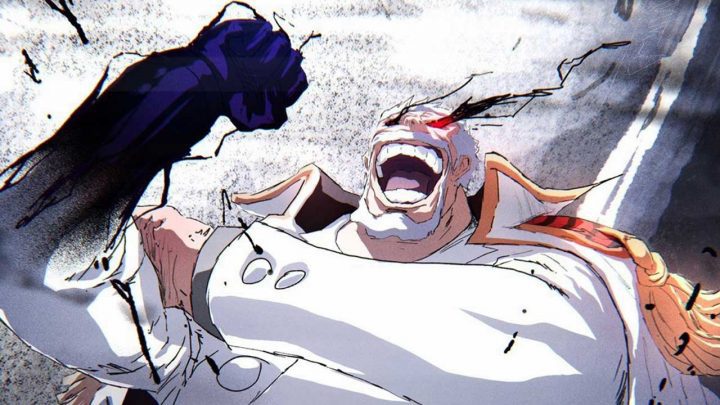 One piece fanart garp haki postcover