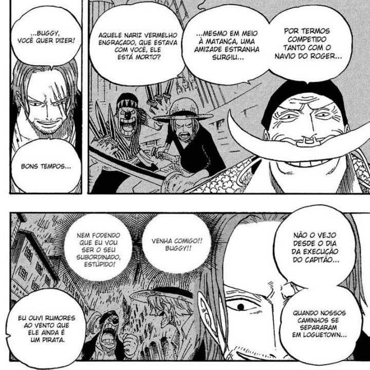 One piece manga 434 flashback shanks buggy