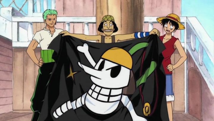 One piece zoro usopp luffy bandeira jolly roger