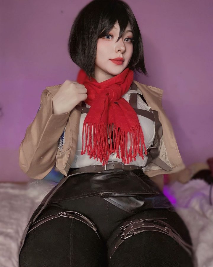 Ataque dos titas mikasa cosplay by romi nari 04