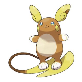 Pokemon pokedex 0026 raichu alola