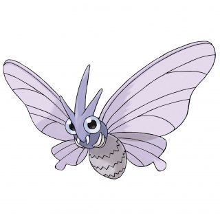 Pokemon pokedex 0049 venomoth