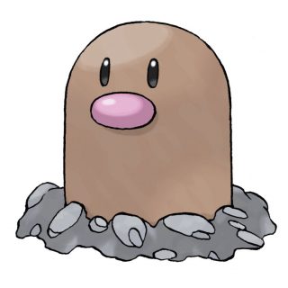 Pokemon pokedex 0050 diglett