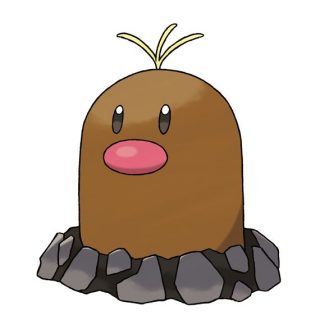 Pokemon pokedex 0050 diglett alola