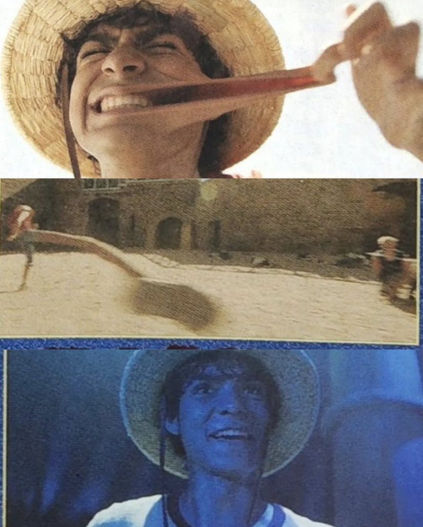 One Piece Live Action Novas Imagens Mostram Luffy Esticando Rosto E Perna