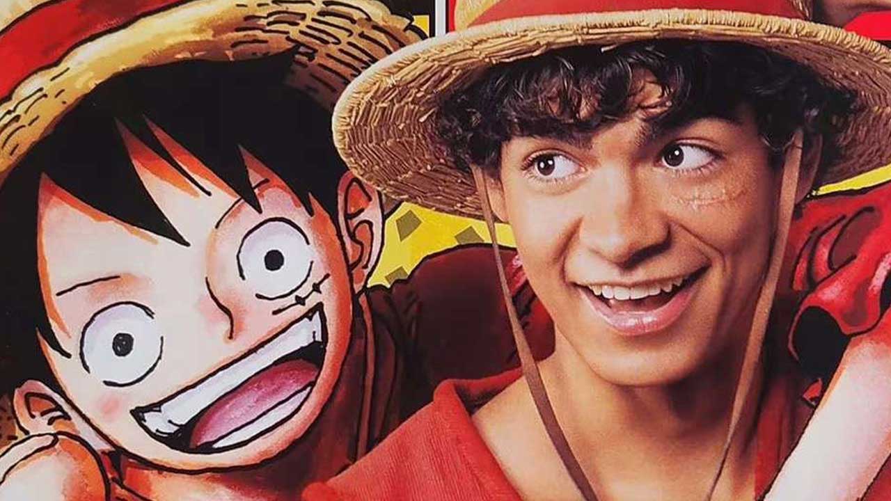 One Piece | Luffy encontra com sua versão live action em capa da Shonen Jump