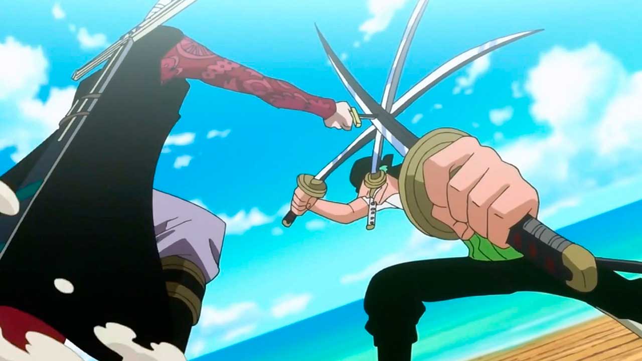 zoro vs ain (one piece filme z) #timedeanime #novosanimes