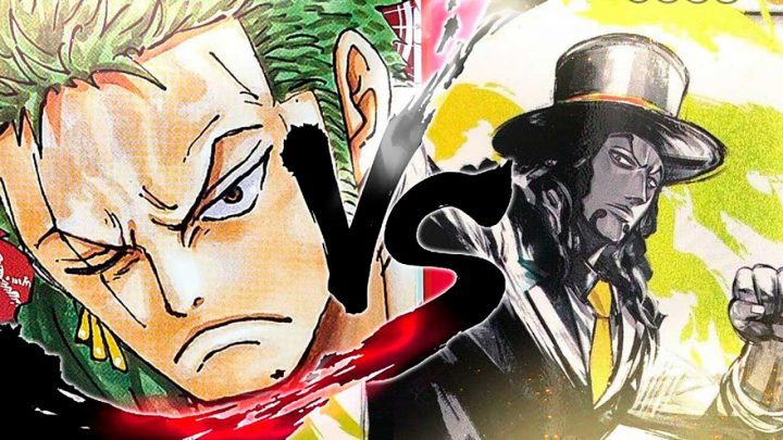 One piece zoro vs lucci postcover