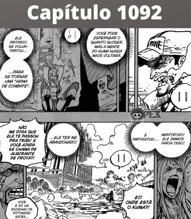 One piece manga 1092 bonney akainu