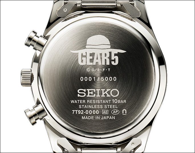 One piece relogio seiko gear 5 6