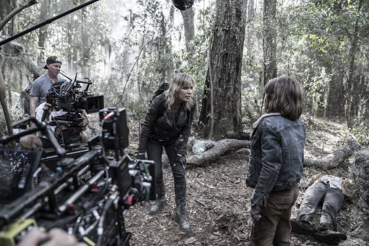 Fear the walking dead s08e12 bastidores 3 kim dickens antonella rose