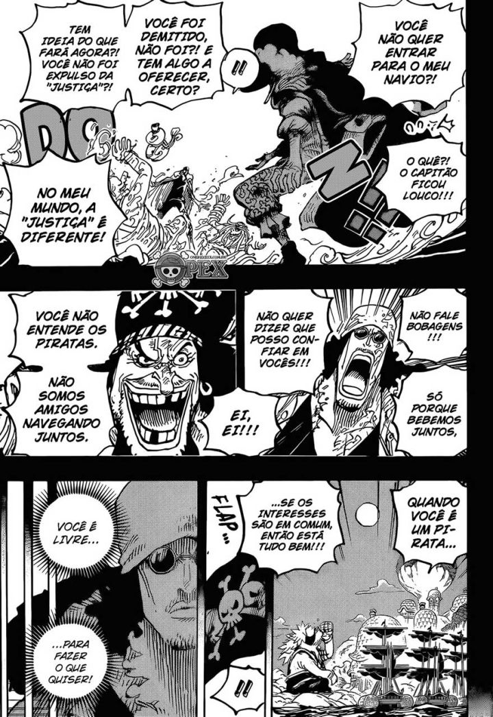 One piece manga 1081 flashback aokiji kuzan entra para o bando do barba negra 03