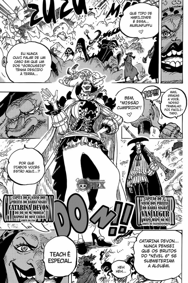 One piece manga 1107 catarina devon van augur saturno