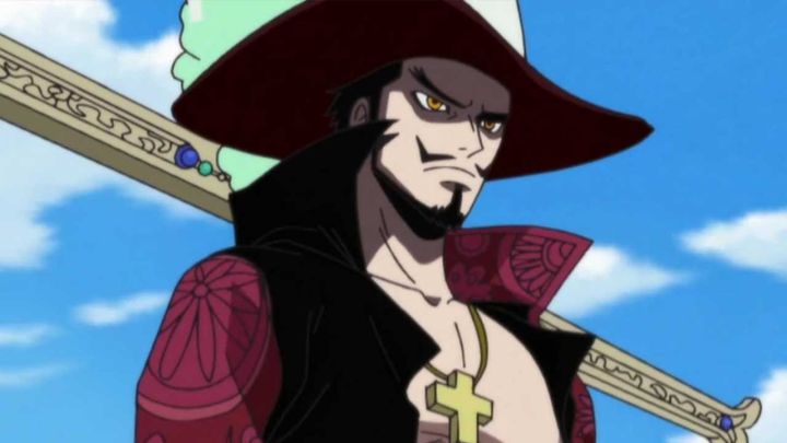 One piece anime mihawk postcover