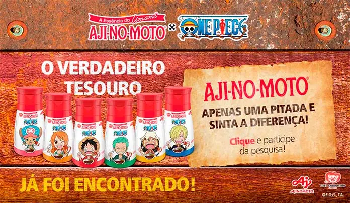 Participe da pesquisa AJI-NO-MOTO® x One Piece