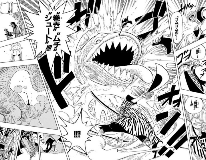 One piece manga 162 luffy zoro sanji ataque combinado