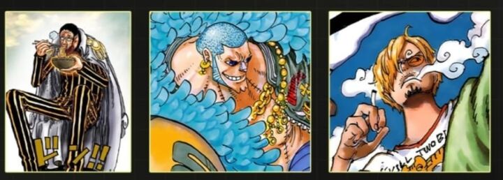 One piece volume 110 sbs kizaru franky sanji