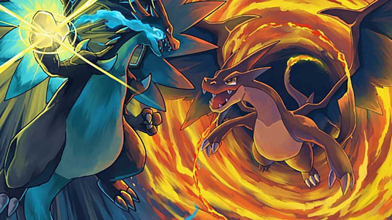 pokemon mega charizard x y postcover