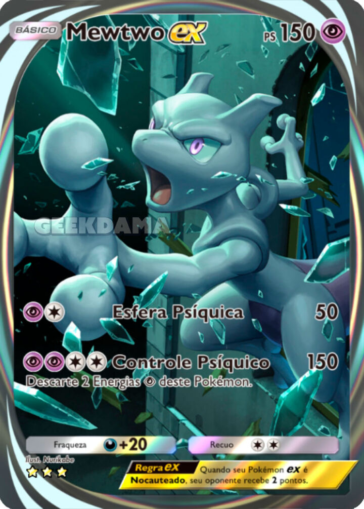 pokemon tcg pocket carta dominacao genetica a1 282 mewtwo ex