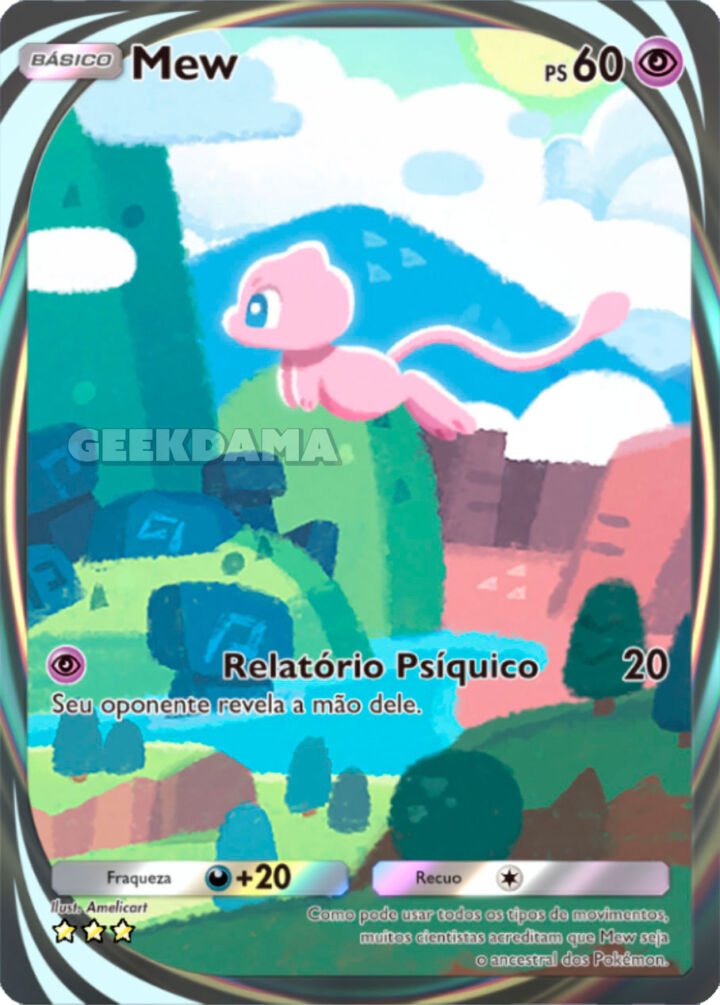 pokemon tcg pocket carta dominacao genetica a1 283 mew